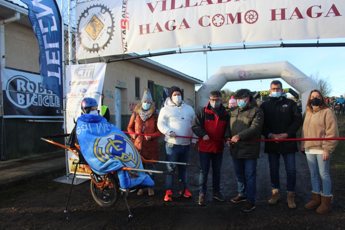 Las bicicletas han vuelto a ser las protagonistas en la séptima edición de la BTT 'Haga como Haga' en Villabalter.