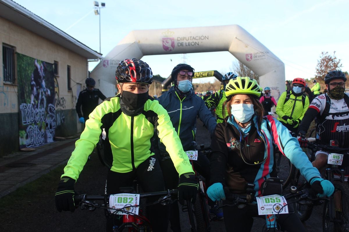 Las bicicletas han vuelto a ser las protagonistas en la séptima edición de la BTT 'Haga como Haga' en Villabalter.