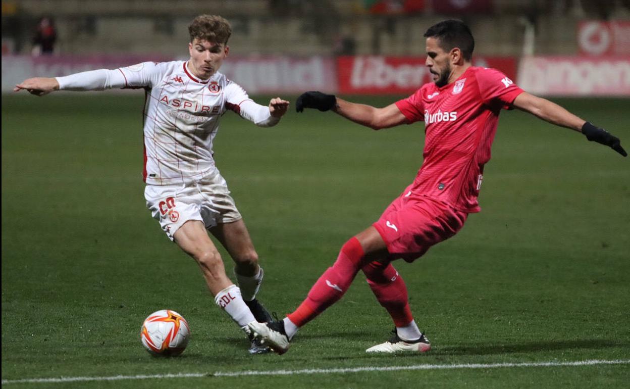 Álvaro Juan, en el partido de Copa ante el Leganés, el primero de Curro Torres en el banquillo culturalista.