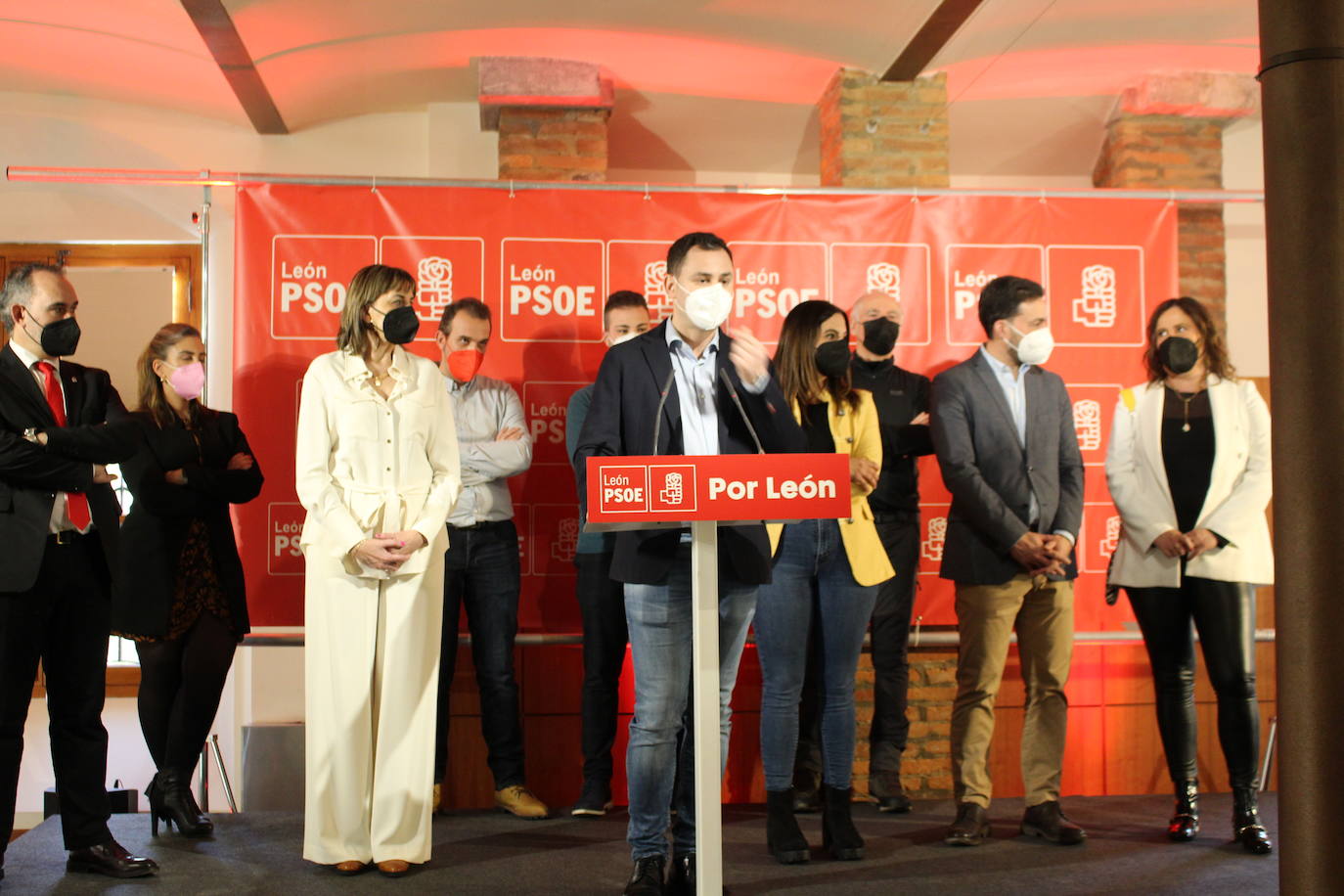 La lista del PSOE por León a las elecciones autónomicas ha presentado su candidatura