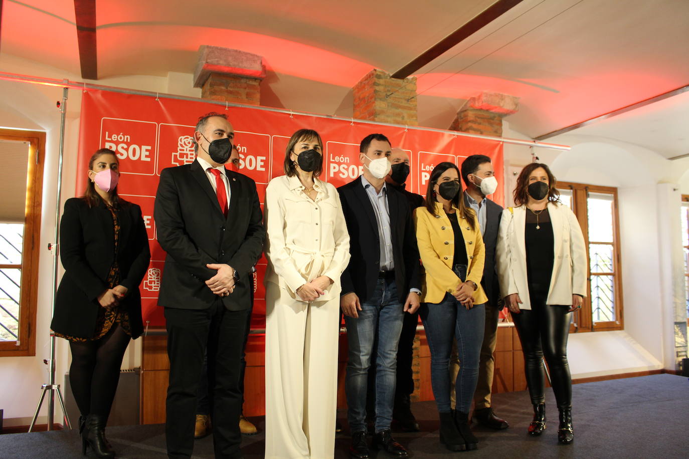 La lista del PSOE por León a las elecciones autónomicas ha presentado su candidatura