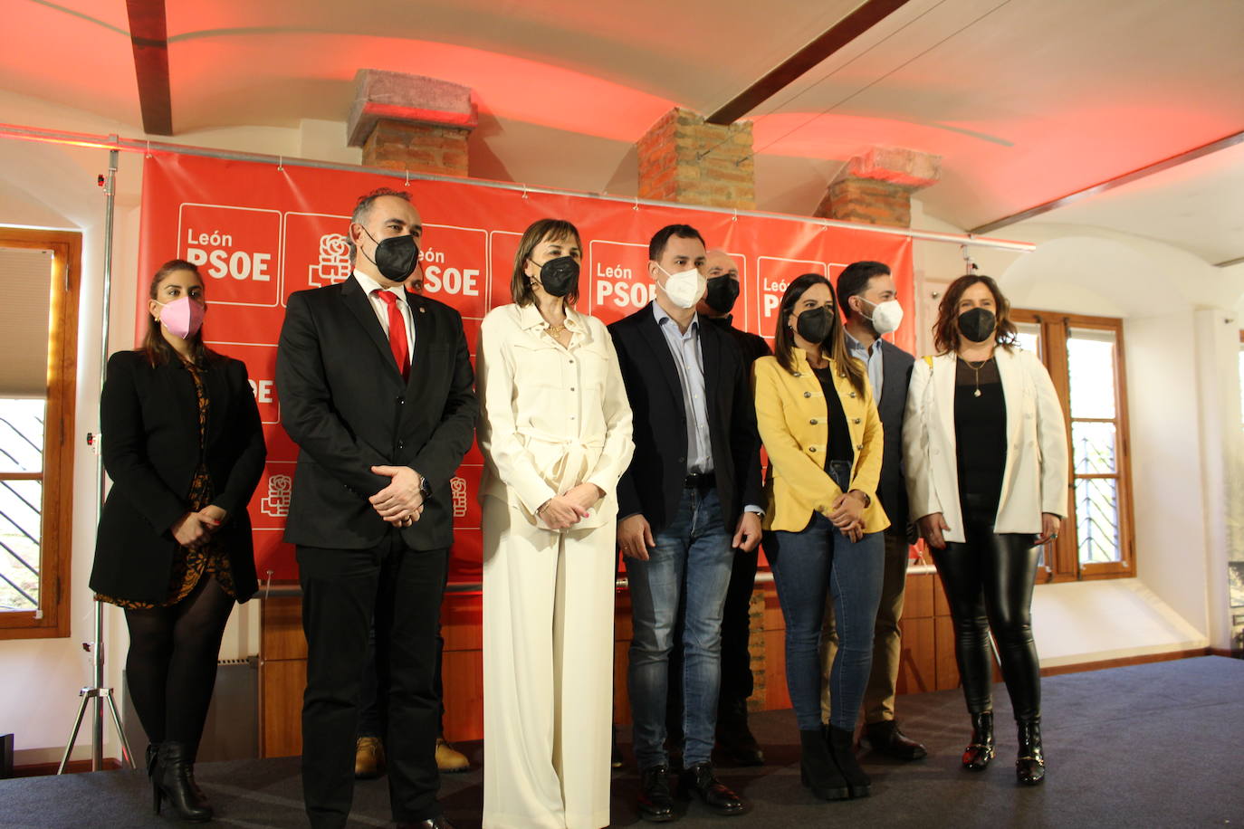 La lista del PSOE por León a las elecciones autónomicas ha presentado su candidatura