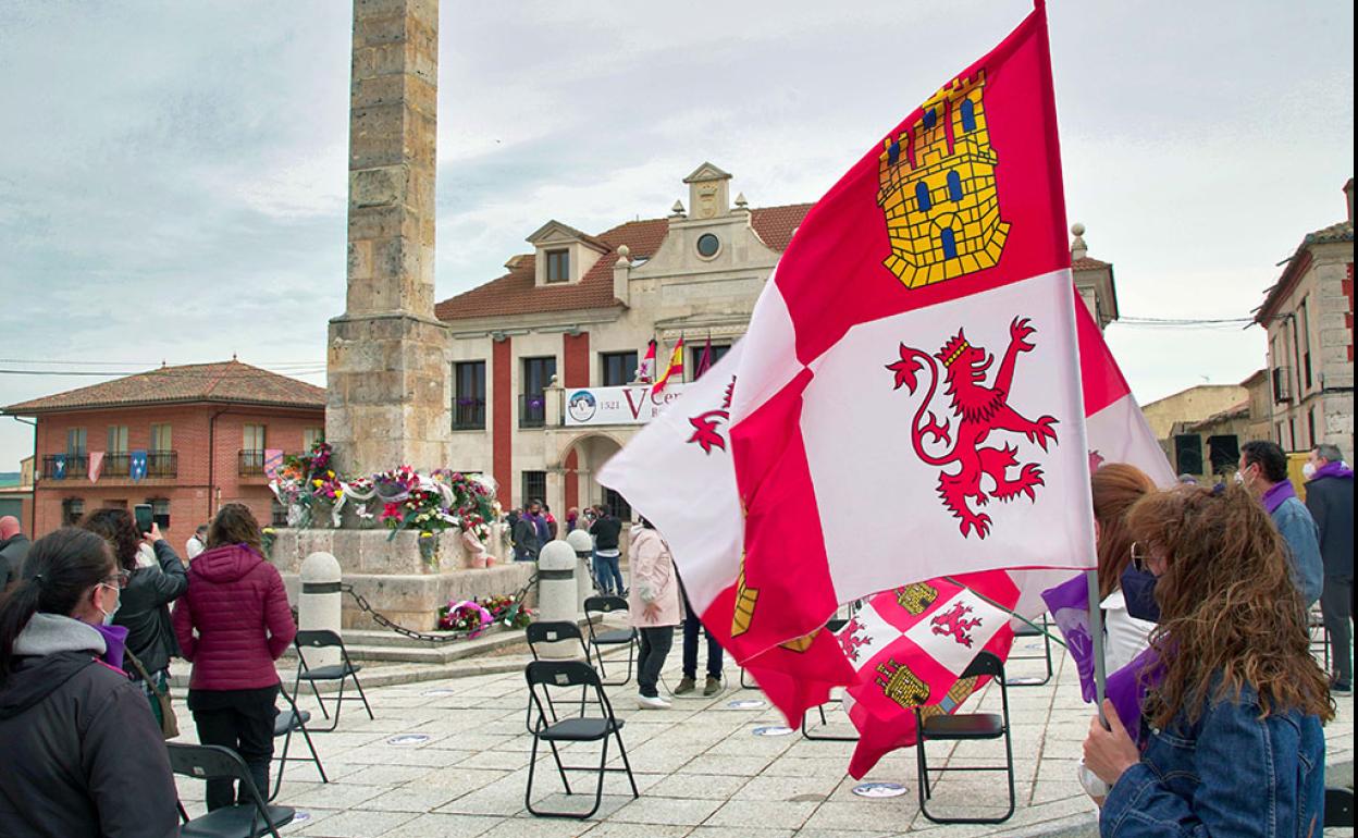 Imagen de la tradicional fiesta en la localidad de Villalar de los Comuneros. 