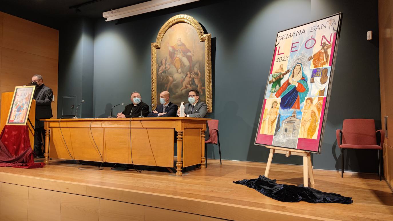 La Junta Mayor de Semana Santa de León presenta el cartel que representará esta celebración el 2022.