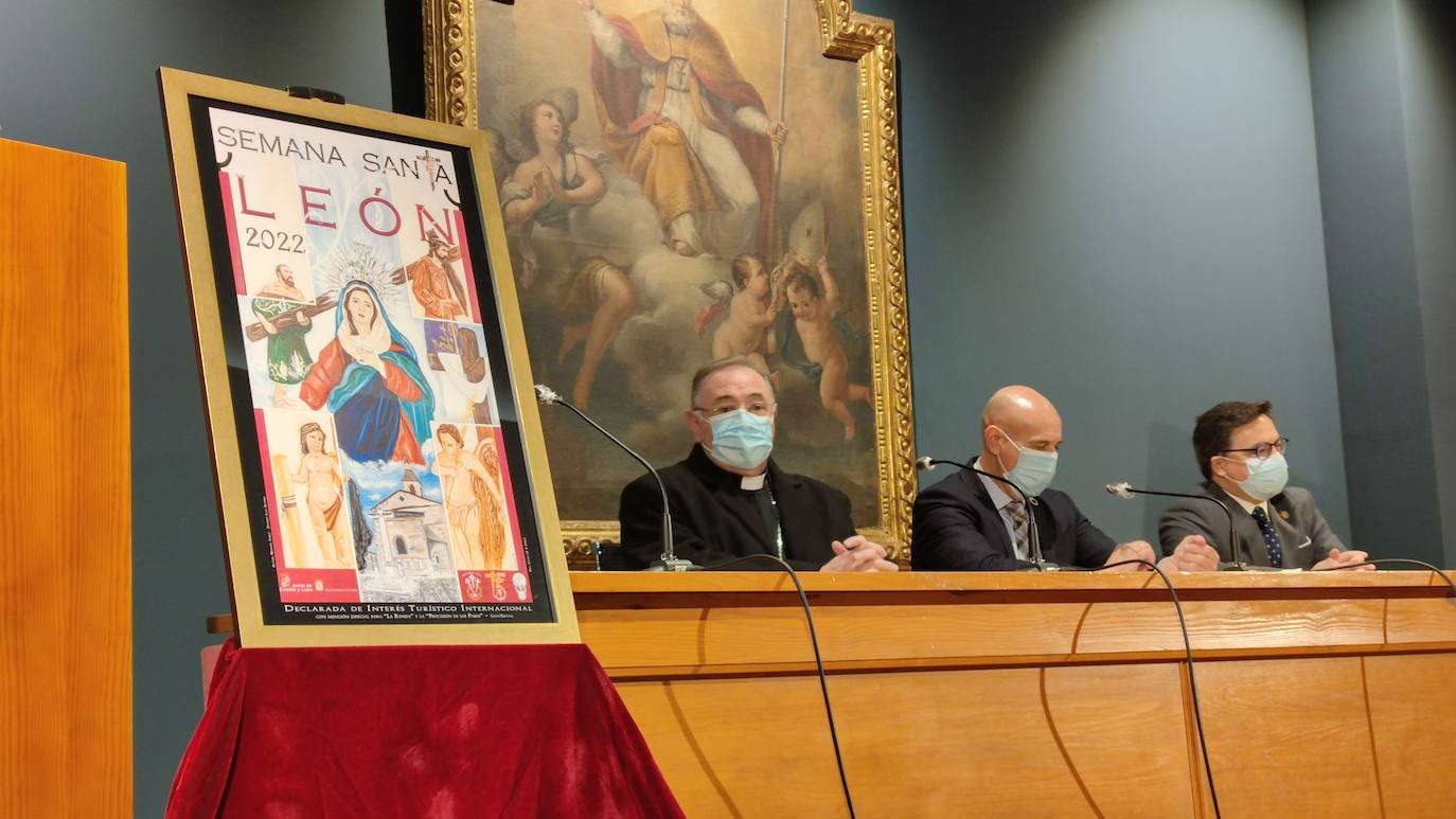 La Junta Mayor de Semana Santa de León presenta el cartel que representará esta celebración el 2022.