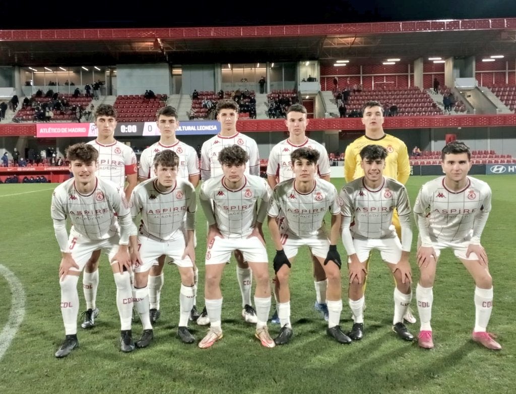 El conjunto leonés debuta por primera vez en los octavos de la Copa del Rey Juvenil.