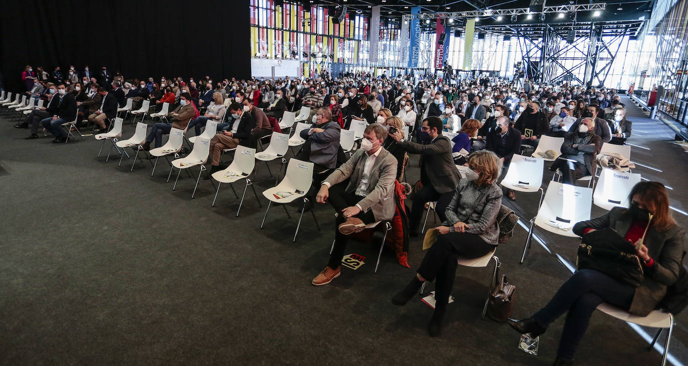 Inicio del XIV Congreso del Partido Popular de Castilla y León. En la imagen, elección de la Mesa del Congreso y aprobación del Reglamento del Congreso. En la imagen, la presidenta del Comité Organizador, Isabel Blanco.