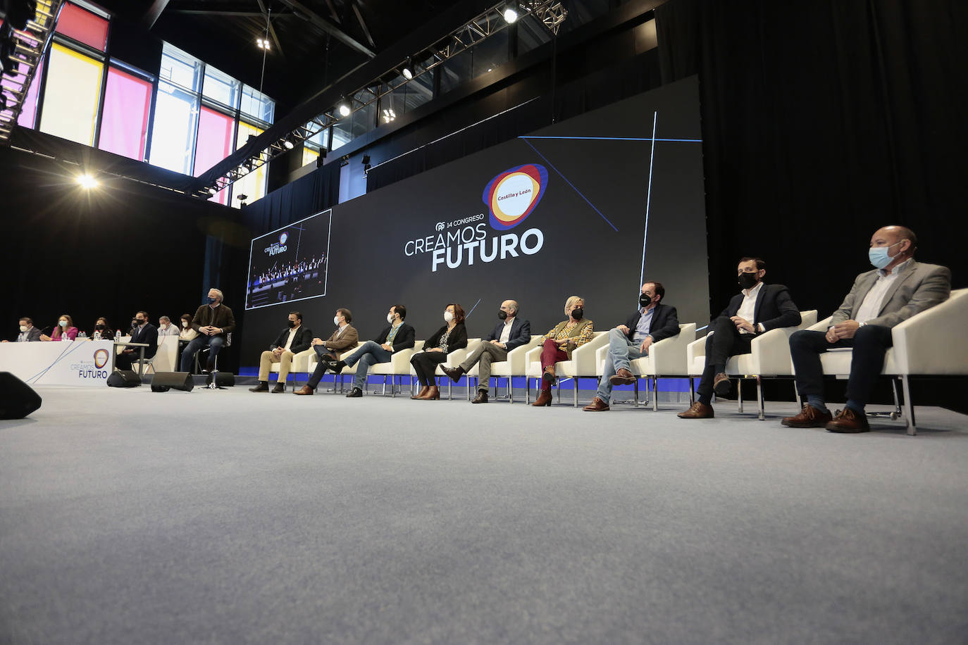 Inicio del XIV Congreso del Partido Popular de Castilla y León. En la imagen, elección de la Mesa del Congreso y aprobación del Reglamento del Congreso. En la imagen, la presidenta del Comité Organizador, Isabel Blanco.