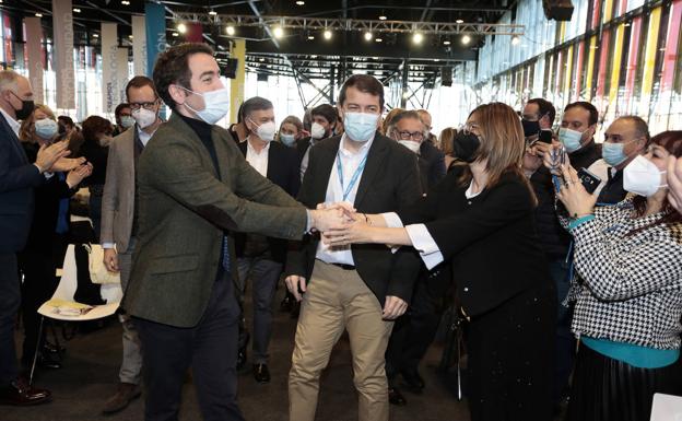 Galería. Teodoro García Egea interviene en el XIV congreso autonómico del PP en León.