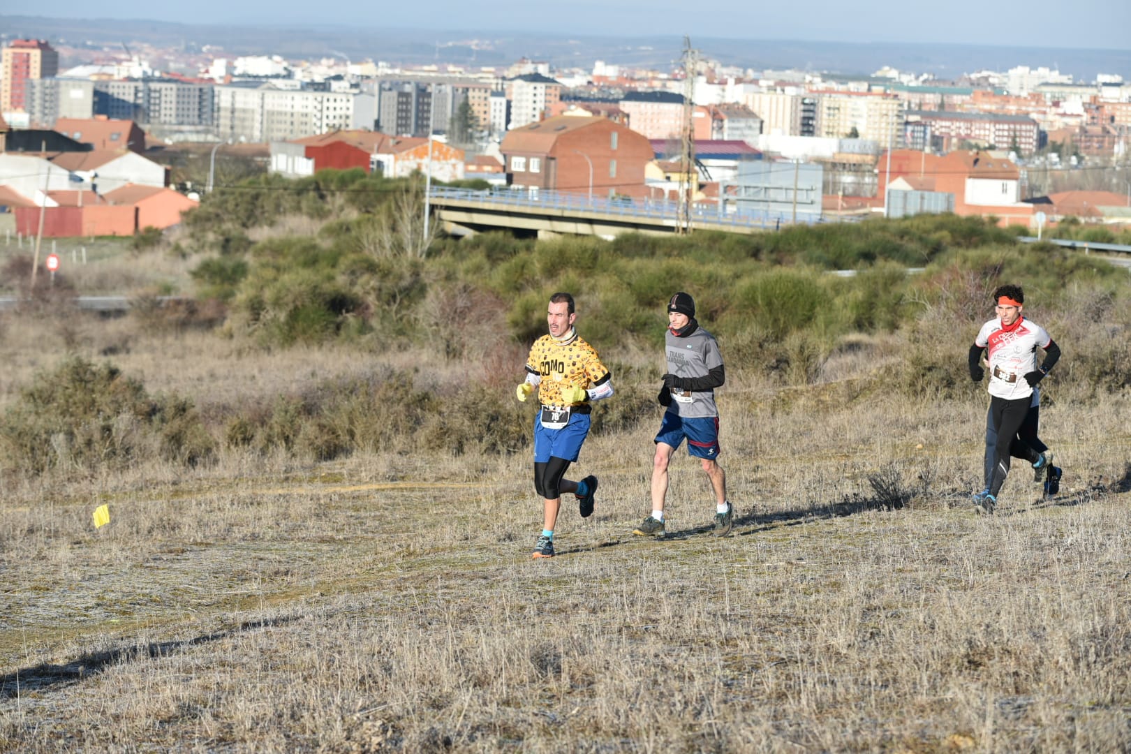 El triatleta soriano Héctor Montón durante la prueba