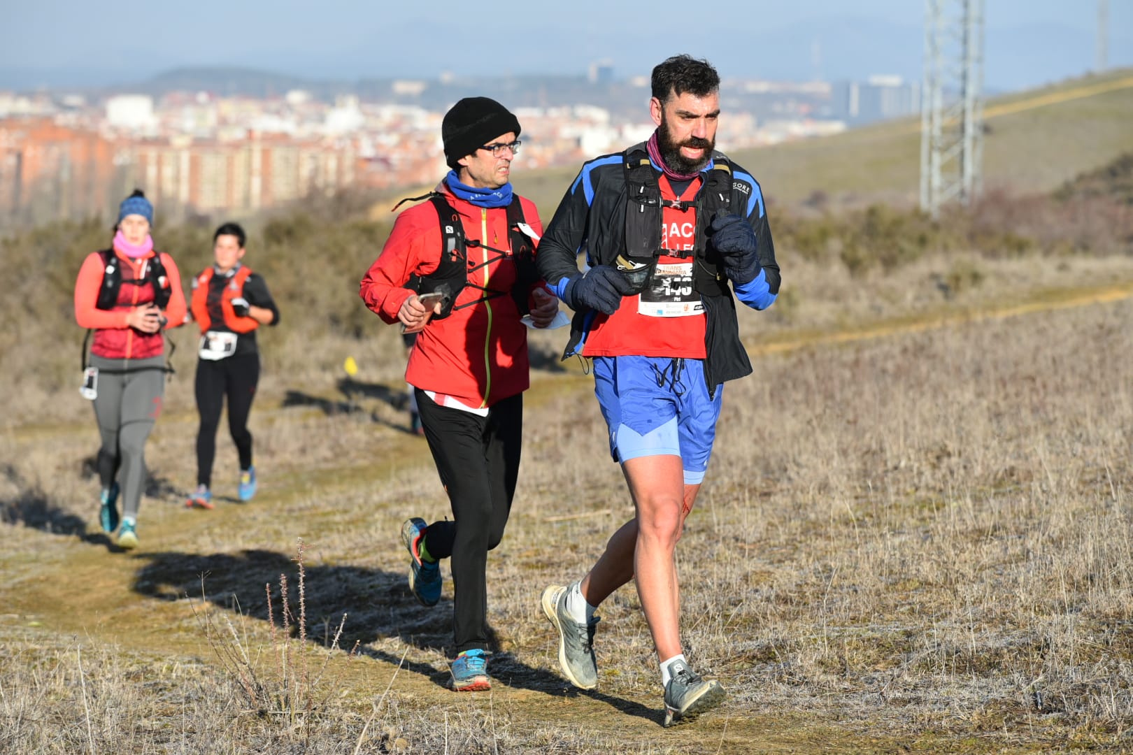 El triatleta soriano Héctor Montón durante la prueba