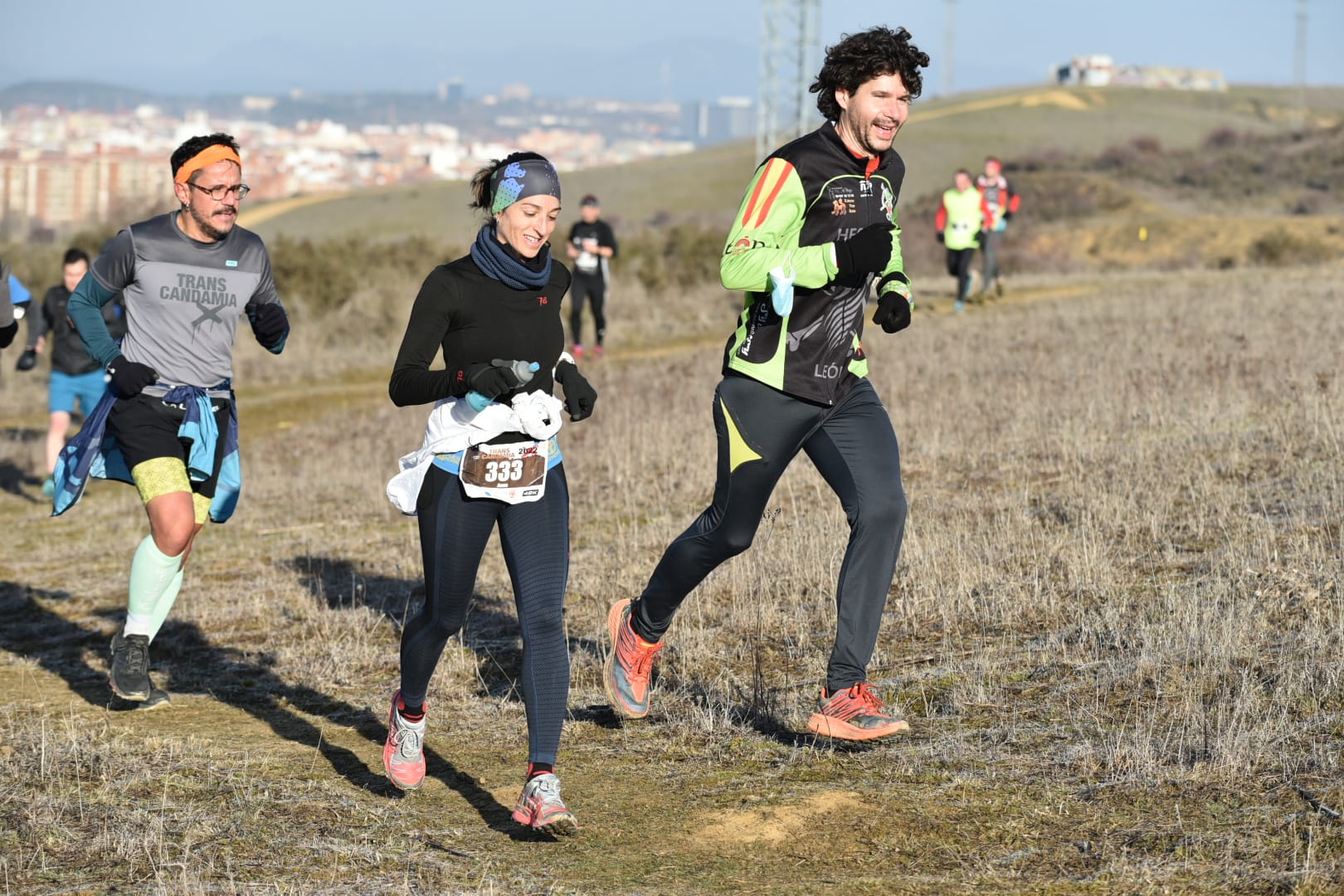 El triatleta soriano Héctor Montón durante la prueba