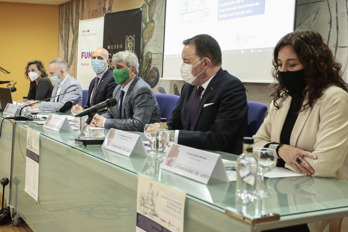 Presentación del Congreso Internacional Las Reales Sociedades Económicas De Amigos Del País. 240 aniversario de la constitución de la Real Sociedad Económica de Amigos del País de León, que tendrá lugar los próximos días 30, 31 de marzo y 1 de abril.