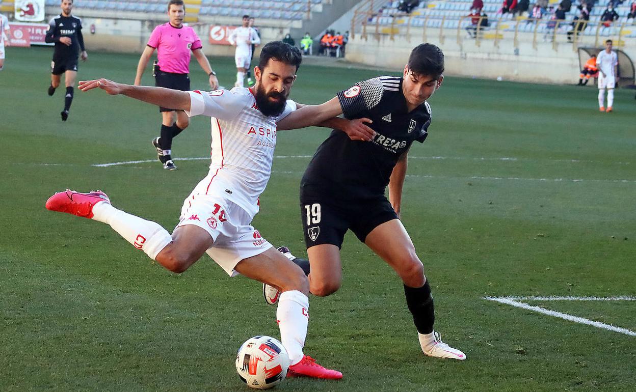 Carlos Bravo, en un partido con la Cultural la pasada temporada.