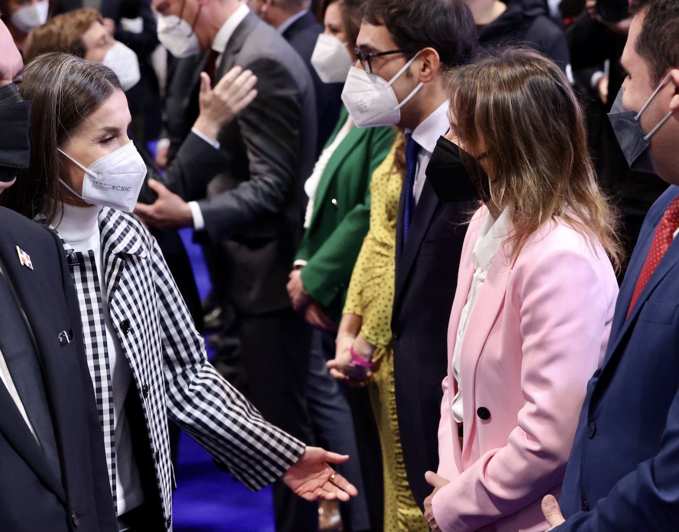 Inauguración de Fitur 2022 por parte de los reyes de España.