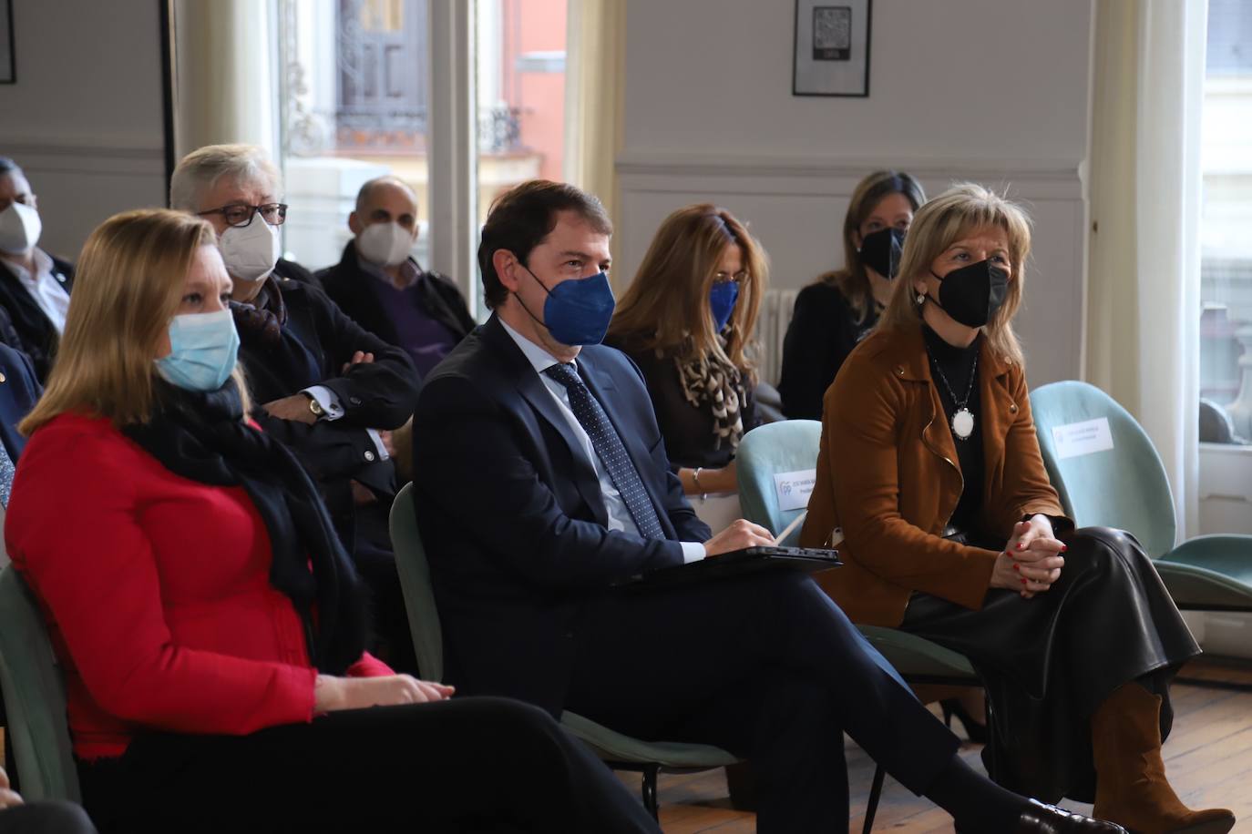 El presidente del Partido Popular de Castilla y León y candidato a las Elecciones Autonómicas del próximo 13 de febrero, Alfonso Fernández Mañueco, clausura en Zamora el 'Encuentro para la dinamización de la economía y la recuperación del empleo', en el que también interviene Carlos Fernández Carriedo..