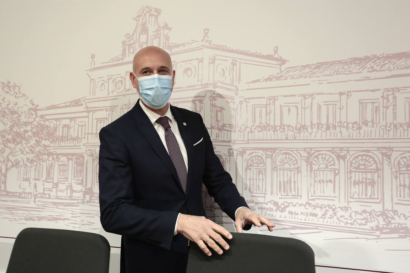 El alcalde de León, José Antonio Diez, presenta el proyecto de Vía de Penetración Norte de la ciudad.