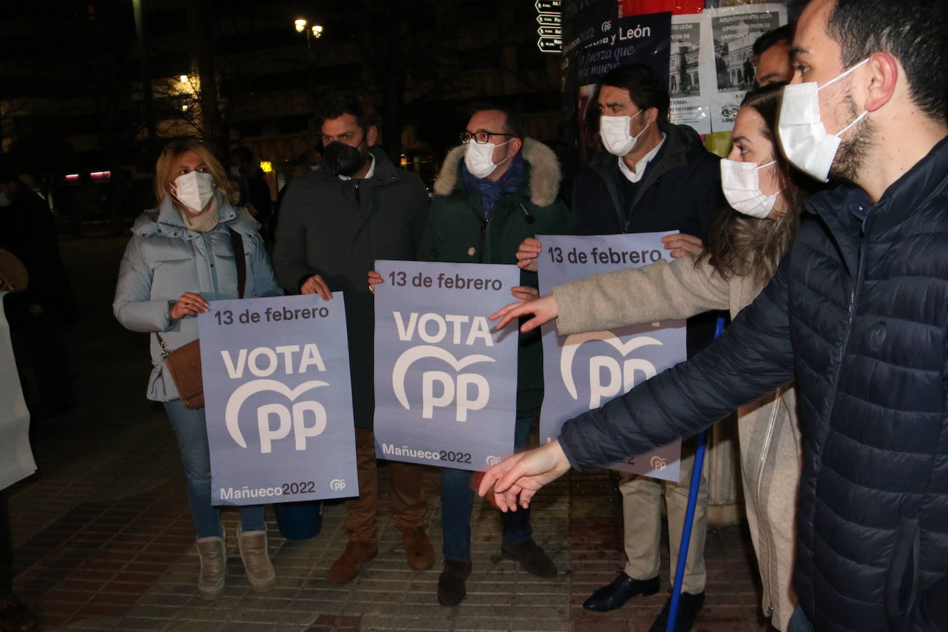 Los candidatos populares inician la campaña electoral a las Cortes de Castilla y León.