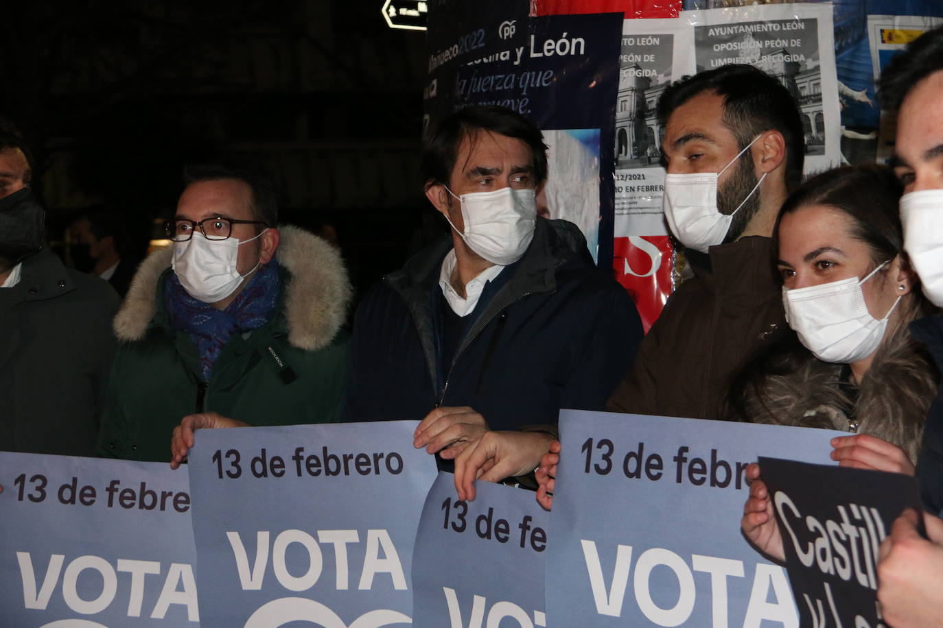 Los candidatos populares inician la campaña electoral a las Cortes de Castilla y León.