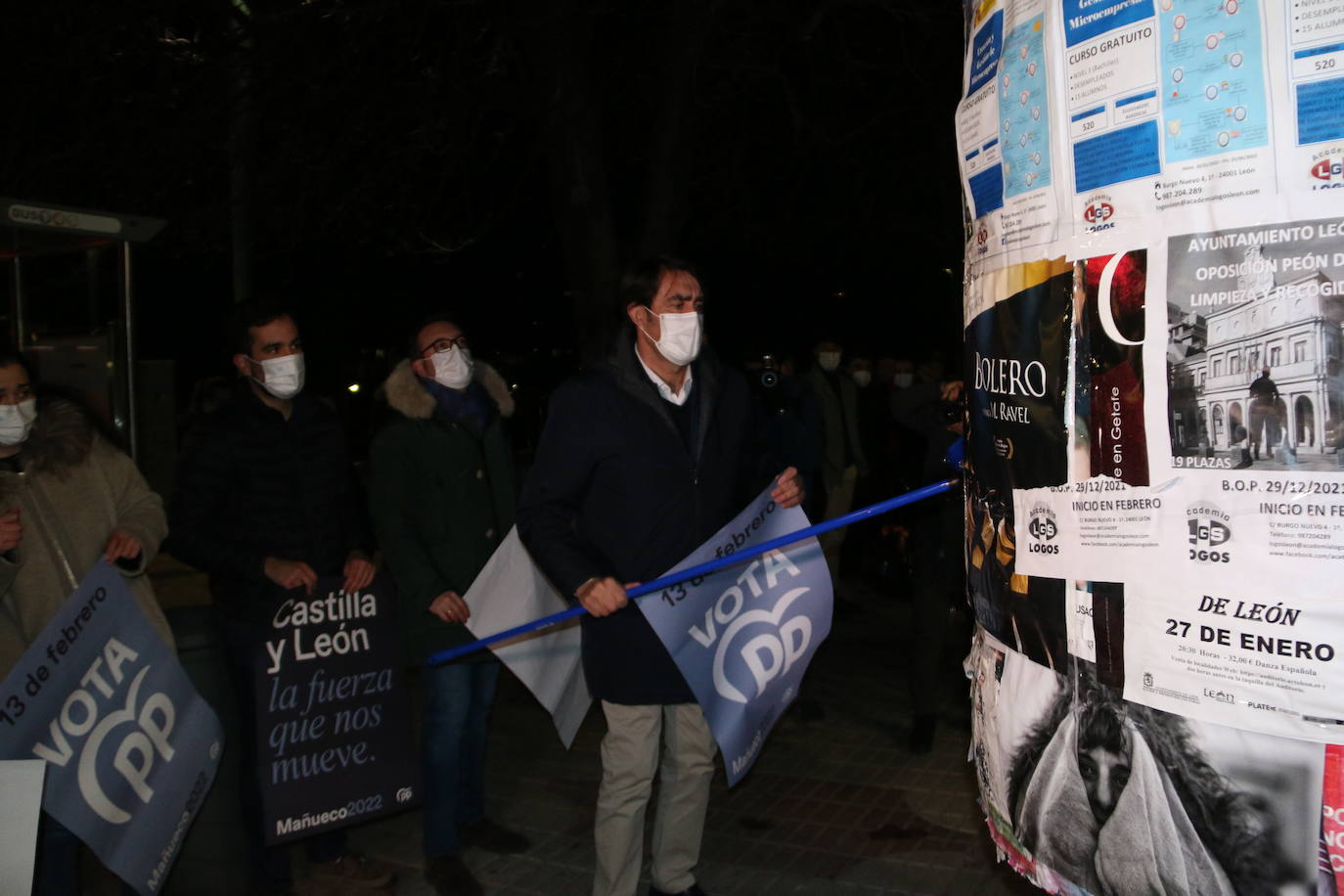Los candidatos populares inician la campaña electoral a las Cortes de Castilla y León.