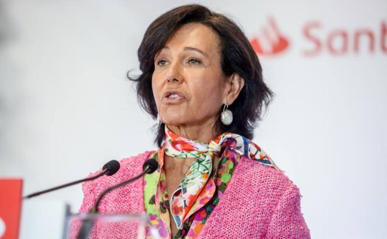 La presidenta del Santander, Ana Botín. 