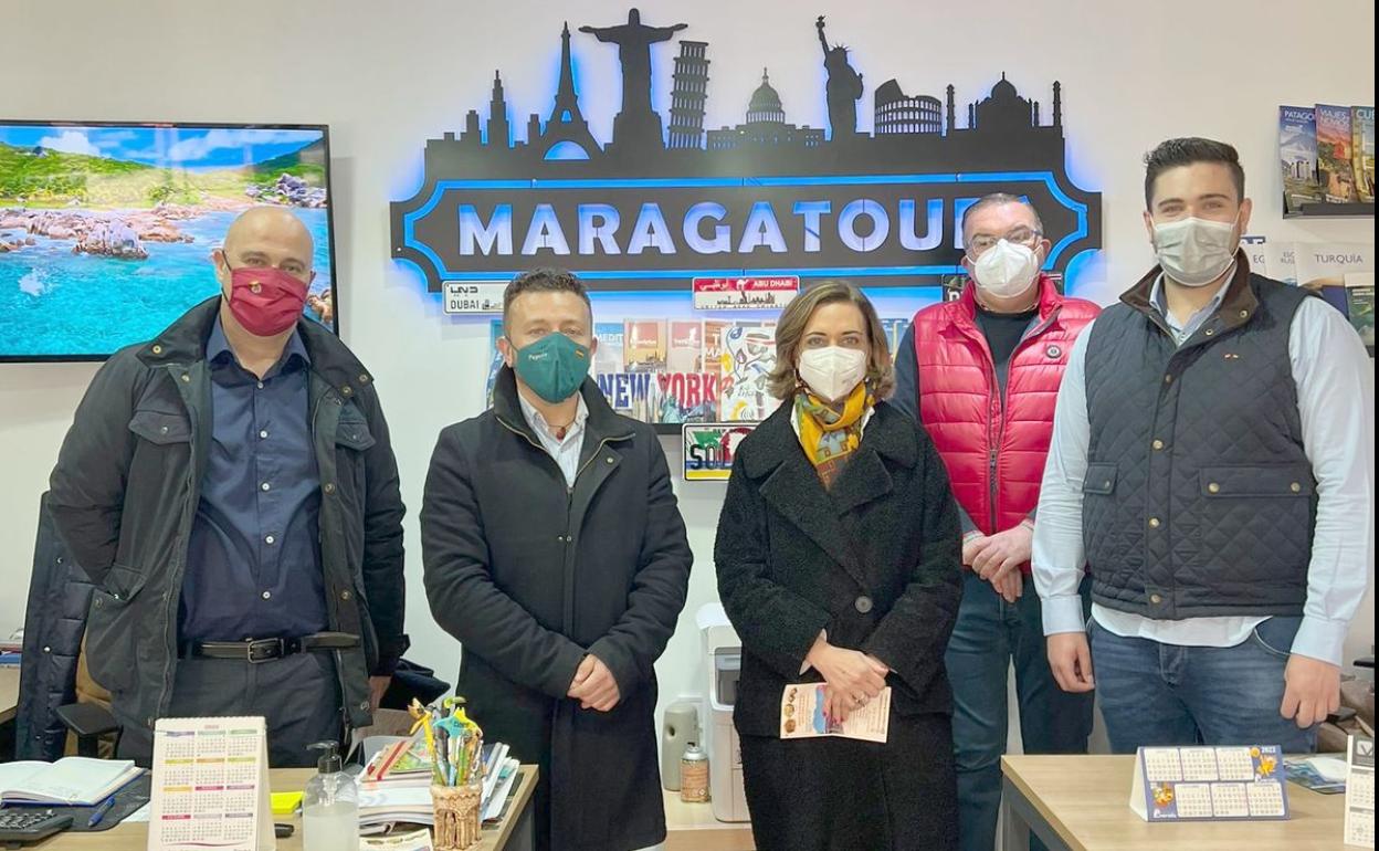 Visita de los candidatos de UPL a la ciudad de Astorga. 