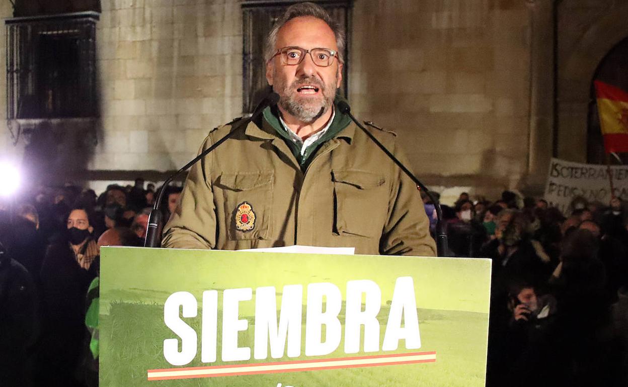 Carlos Pollán, cabeza de lista de Vox por León.