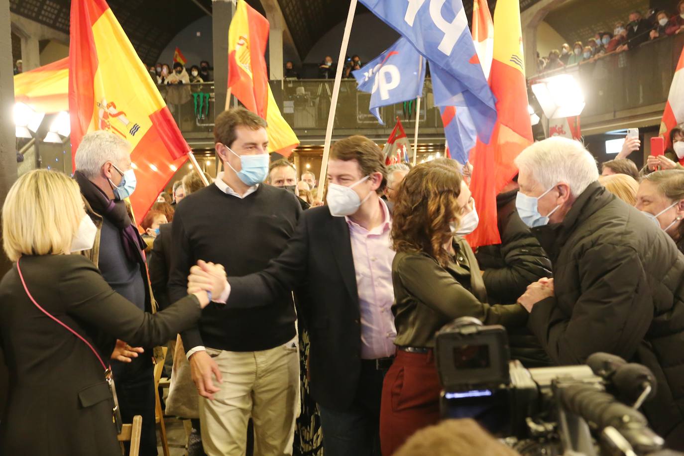 El Partido Popular visita Burgos en un acto de campaña. 