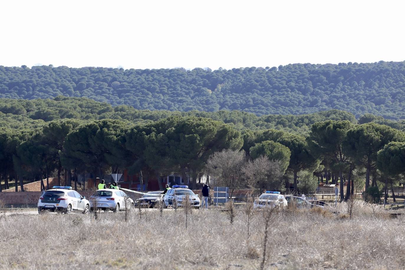 La delegada del Gobierno, Virginia Barcones, informa a la prensa sobre el hallazgo de un cadáver que podría ser el de Esther López