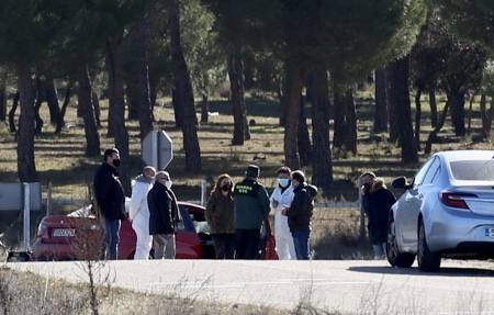 La delegada del Gobierno, Virginia Barcones, informa a la prensa sobre el hallazgo de un cadáver que podría ser el de Esther López