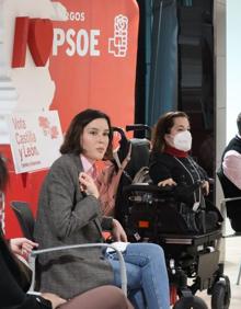 Imagen secundaria 2 - Andrea Fernández: «Solo hay un candidato que defiende los derechos de las mujeres y no va negociar con la ultraderecha, y es Luis Tudanca»