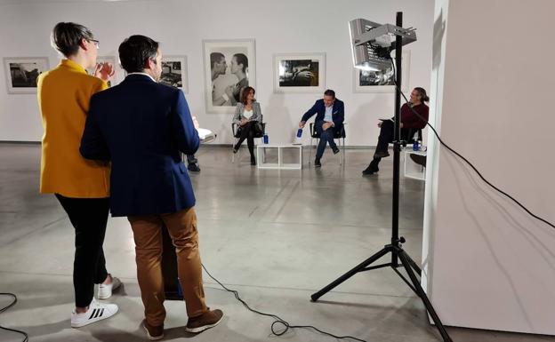 Uno de los instantes del debate de leonoticias en el Palacín. 