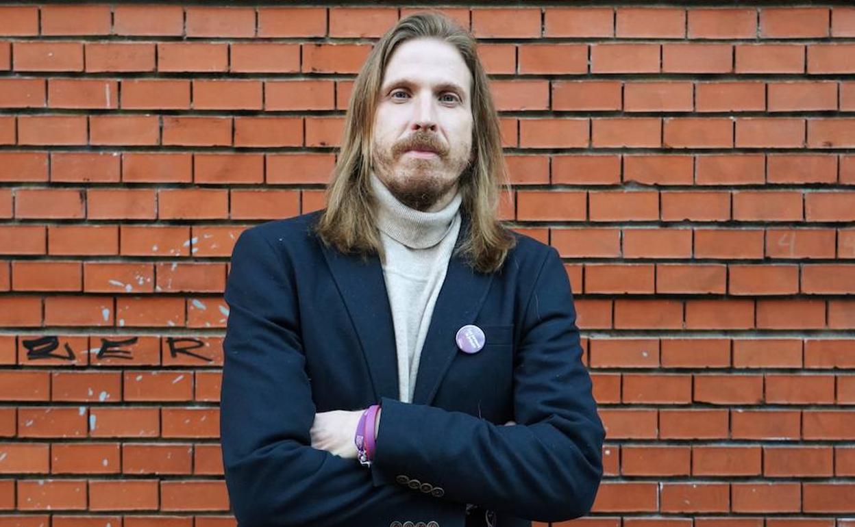 El portavoz de Podemos y candidato a la presidencia de Castilla y León, Pablo Fernández.