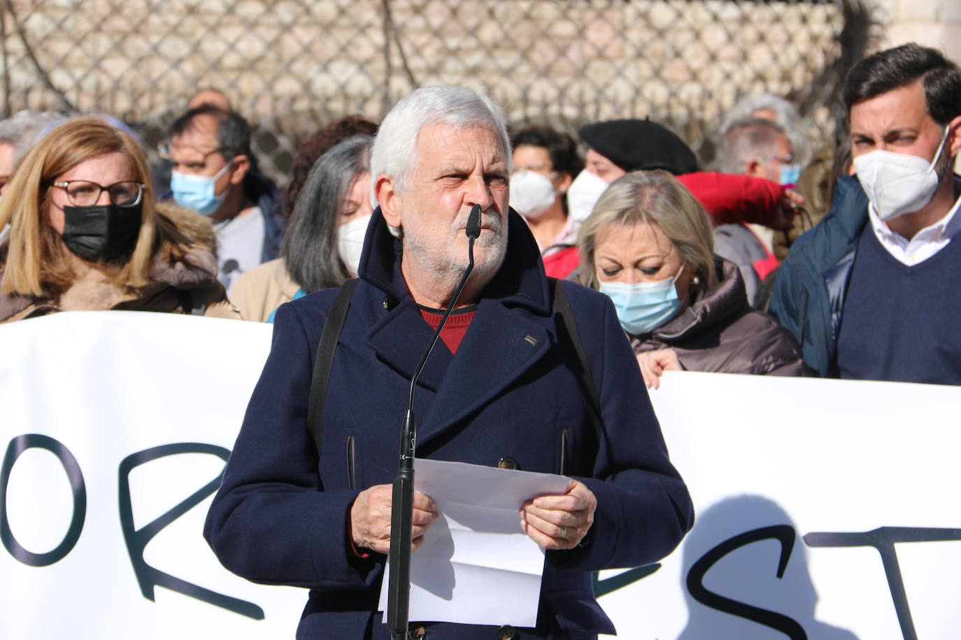 La Plataforma en Defensa de la Sanidad Pública de León realiza una concentración en Botines.