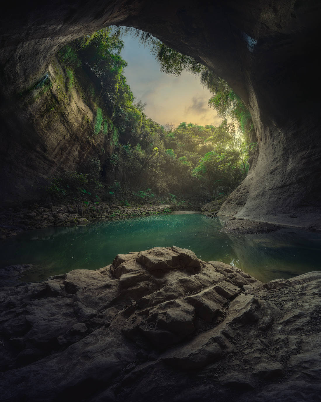 Esta cueva era refugio de miles de murciélagos, pero el cambio climático los ha hecho huir.