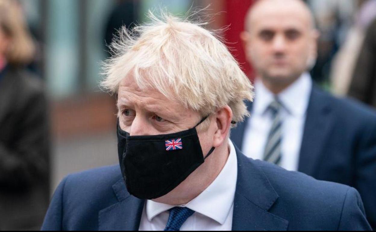 El primer ministro de Reino Unido Boris Johnson