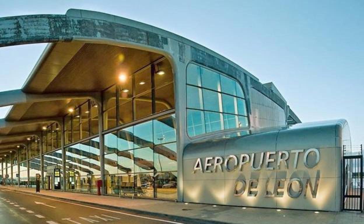 Aeropuerto de León, que este 2022 ha registrado más de 1.000 pasajeros.