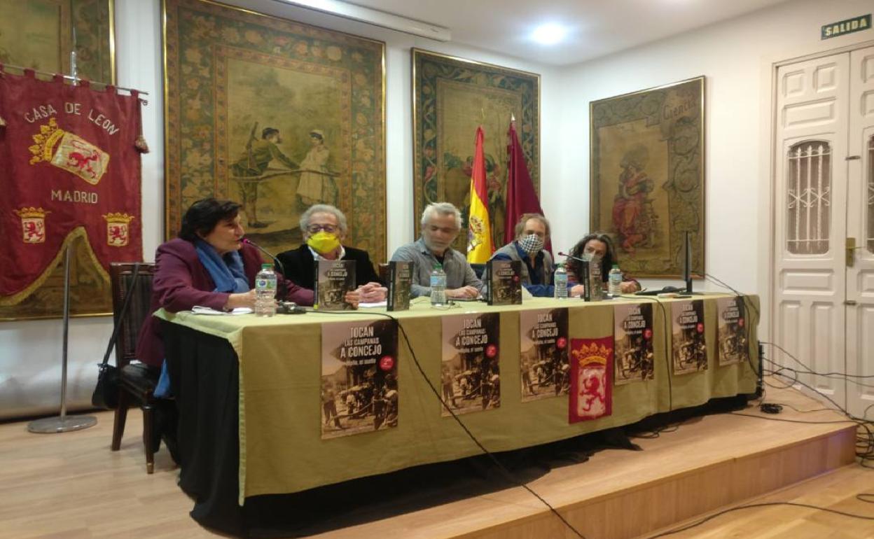 Presentación del libro en la Casa de León en Madrid.