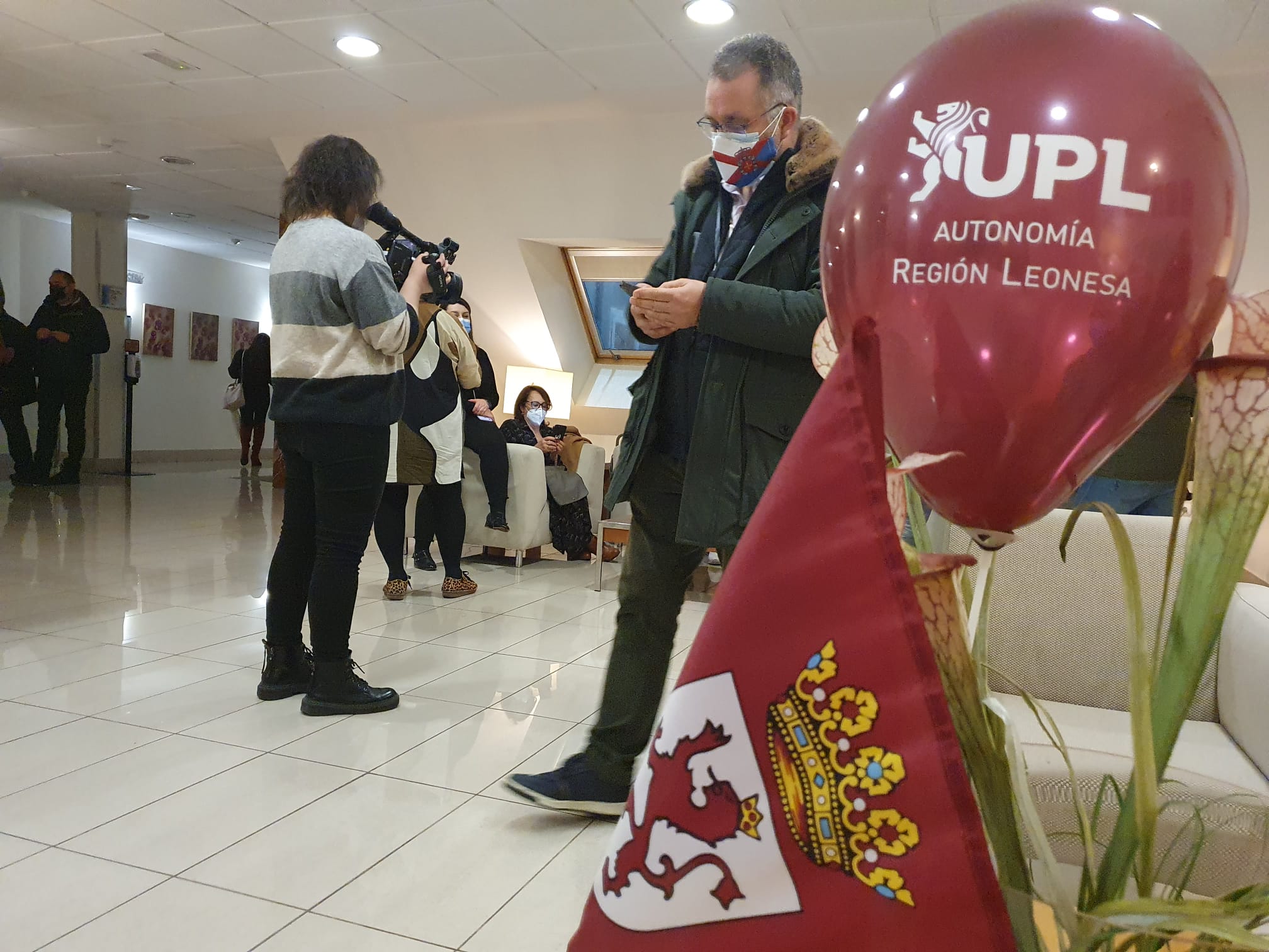 Noche electoral de la UPL en el Hotel Infantas de León.