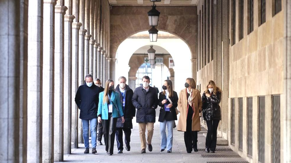 Mañueco vota en Salamanca