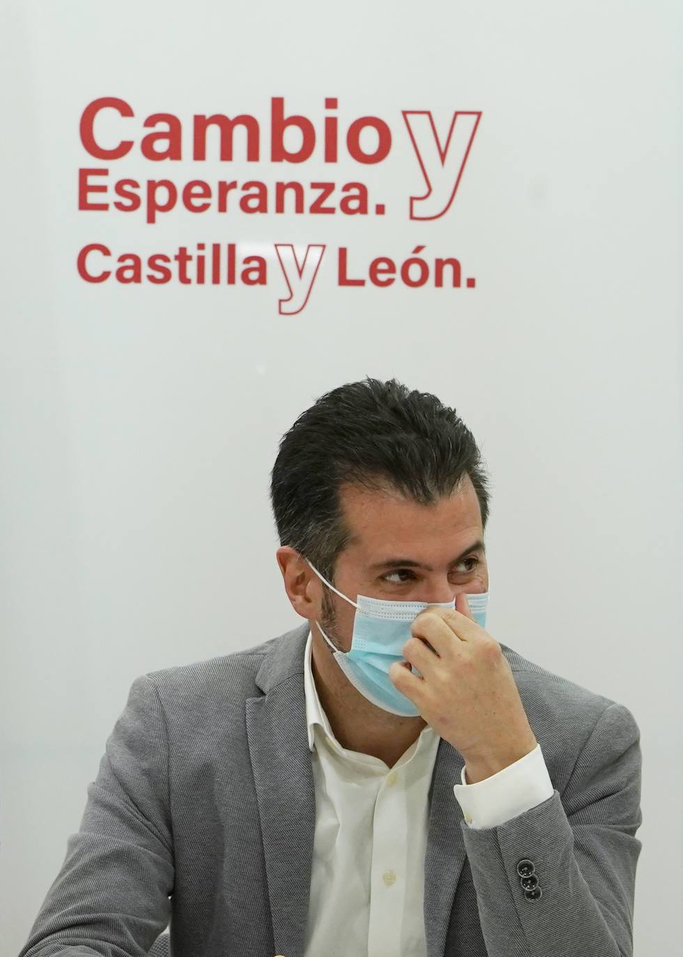 El secretario general del PSOE de Castilla y León, Luis Tudanca, preside el Consejo Territorial.