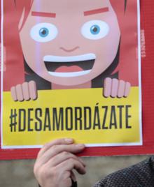 Imagen secundaria 2 - Concentración contra la ley mordaza.