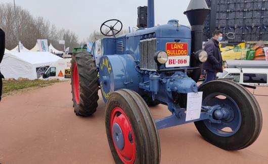 La maquinaria histórica también ha tenido su protagonismo en la feria. 
