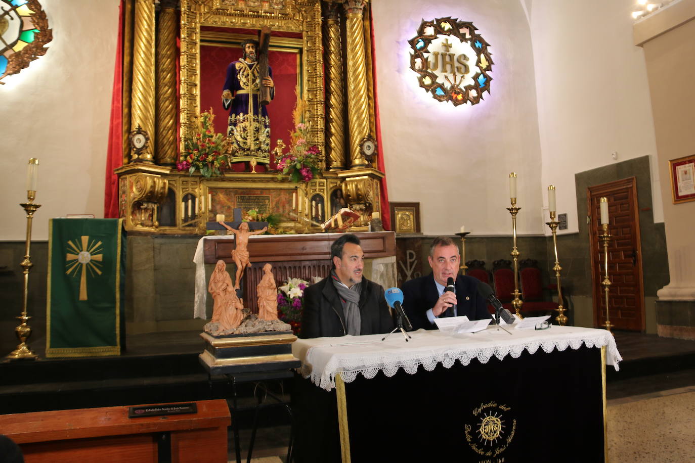Presentación del nuevo paso en la Iglesia de Santa Nonia. 