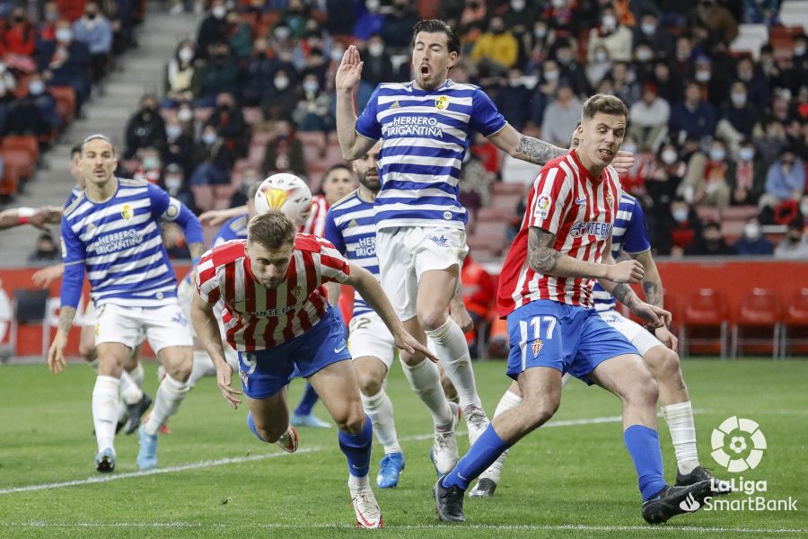 El conjunto berciano se mide a los rojiblancos en la 28ª jornada de LaLiga SmartBank