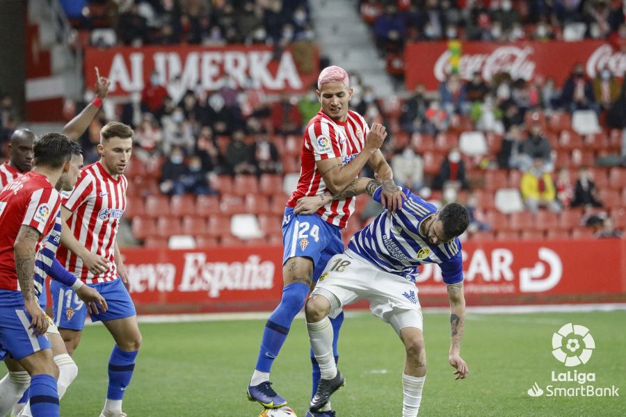 El conjunto berciano se mide a los rojiblancos en la 28ª jornada de LaLiga SmartBank