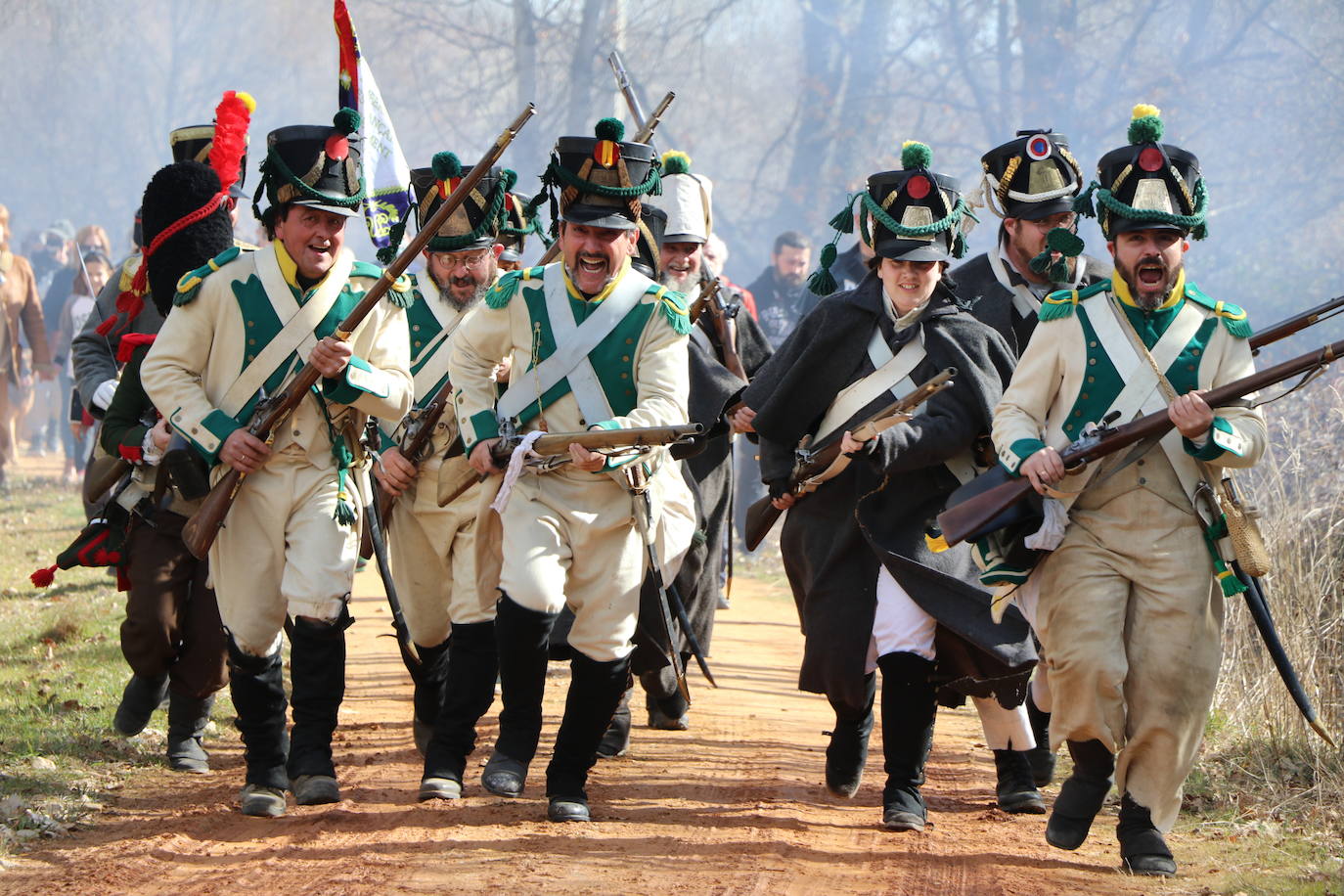 Recreación de la Batalla de Turienzo de los Caballeros (León).