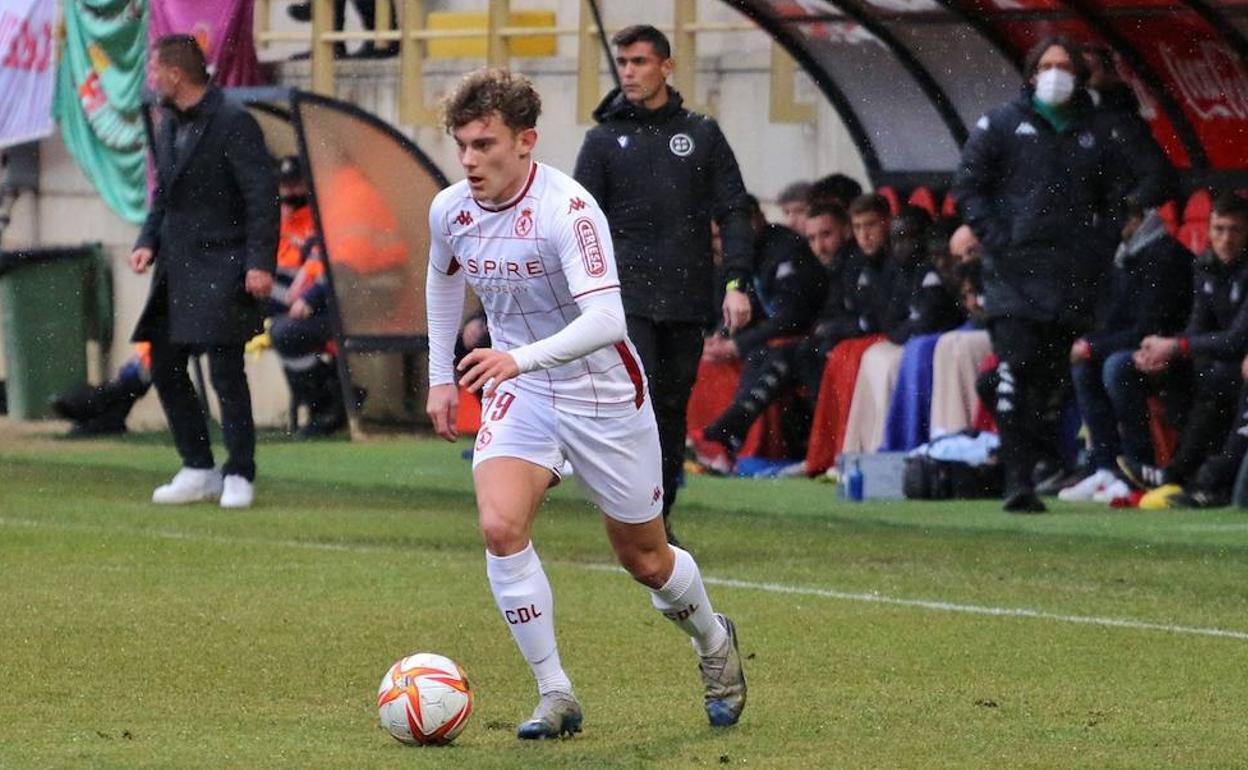 Marcos González, en un partido con la Cultural durante esta temporada.