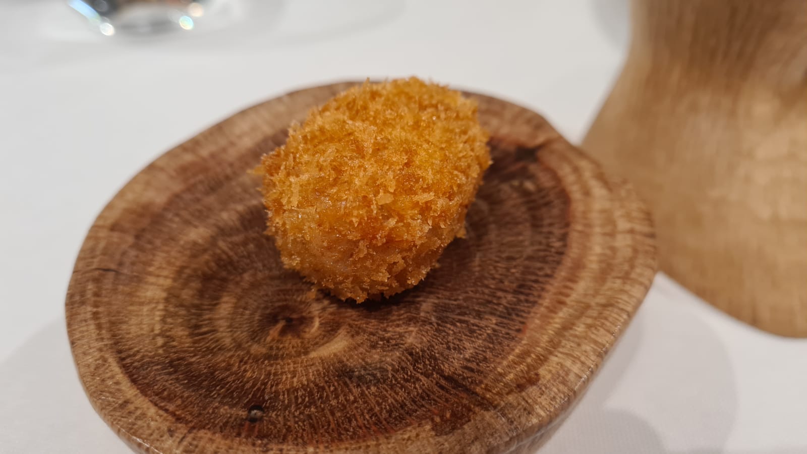 Croqueta de cecina de chivo