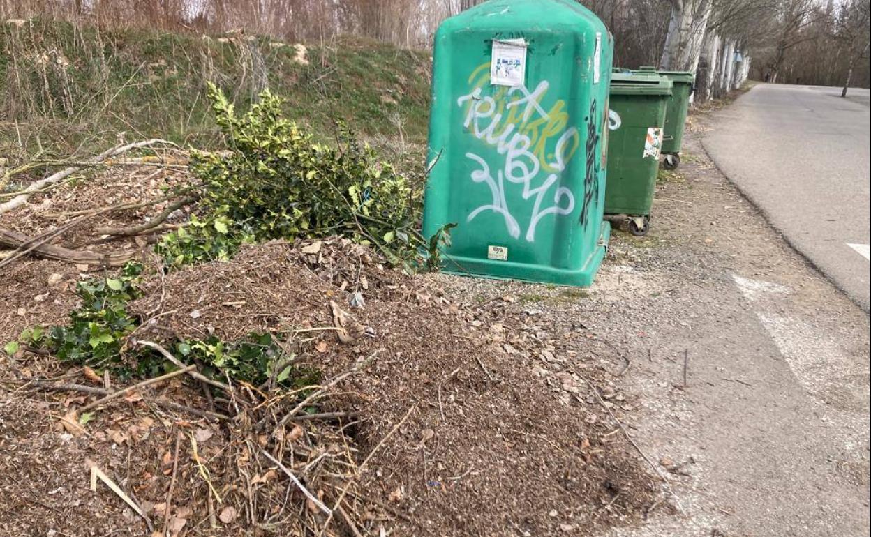 Situación en la que se encuentran los accesos del parque de La Candamia.